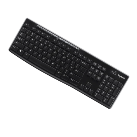 Logitech K270 Wireless Q Klavye Siyah detaylarını göster Logitech K270 Wireless Q Klavye Siyah resmi