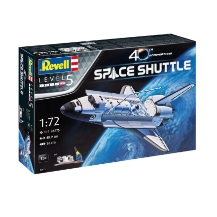 Revell 05672 Space Shuttle 40. Yıl VG05673 1:72 Ölçekli Hediyelik Uzay Mekiği Modeli detaylarını göster Revell 05672 Space Shuttle 40. Yıl VG05673 1:72 Ölçekli Hediyelik Uzay Mekiği Modeli resmi