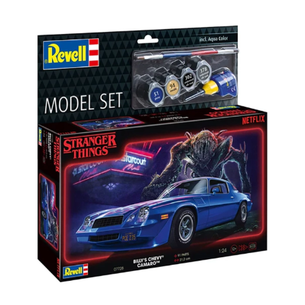 Revell Model Set Chevy Camaro Z/28 – Stranger Things Edition detaylarını göster Revell Model Set Chevy Camaro Z/28 – Stranger Things Edition resmi