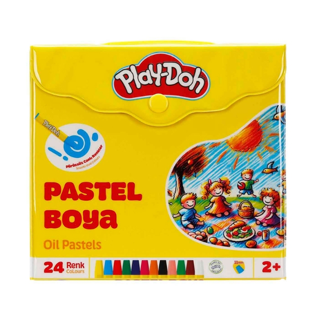 Picture of Play-Doh 24 Renk Çantalı Pastel Boya Seti