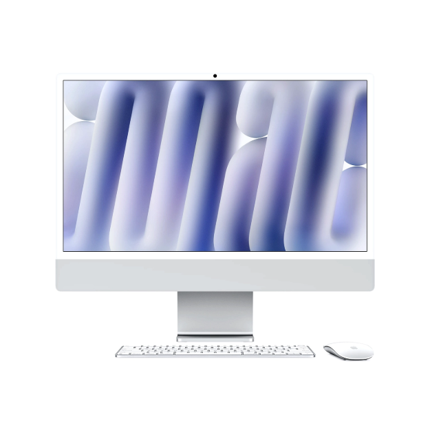 Picture of iMac 24 inc 4.5K M4 10CPU 10GPU 16GB 256GB MWUU3TU/A Gümüş