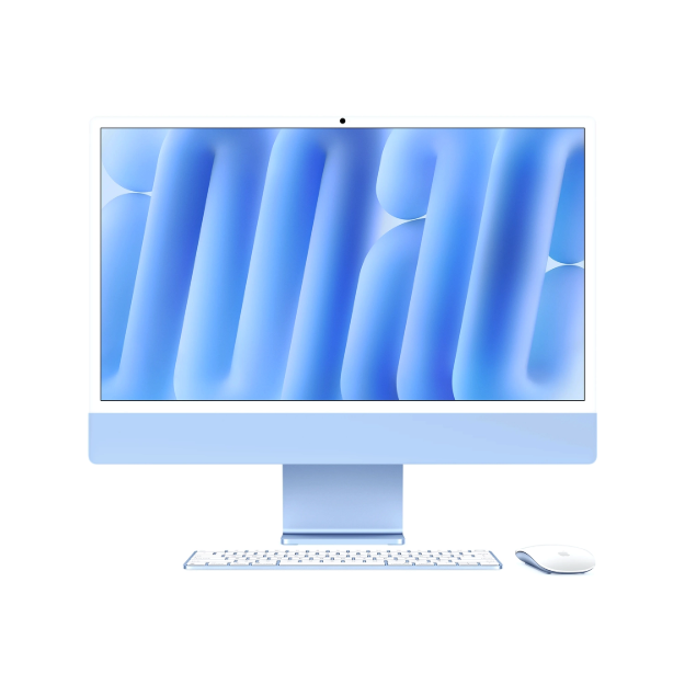 Picture of iMac 24 inc 4.5K M4 10CPU 10GPU 16GB 512GB MWV33TU/A Mavi
