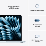 Picture of MacBook Air 13 inc M4 10CPU 8GPU 16GB 256GB MC6T4TU/A Gök Mavisi