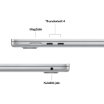 Picture of MacBook Air 15 inc M4 10CPU 10GPU 16GB 256GB MW1G3TU/A Gümüş