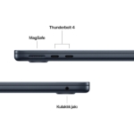 Picture of MacBook Air 13 inc M5 10CPU 8GPU 16GB 512GB MDHE4TU/A Gece Yarısı