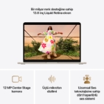 Picture of MacBook Air 13 inc M5 10CPU 10GPU 24GB 1TB MDHD4TU/A Yıldız Işığı