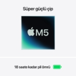 Picture of MacBook Air 13 inc M5 10CPU 10GPU 32GB 1TB Z1L8000H1 Gece Yarısı