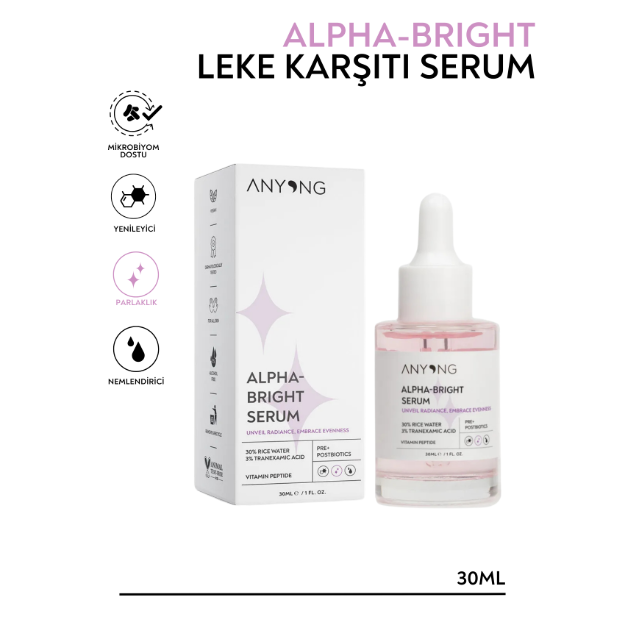 Picture of Alpha Bright Leke Karşıtı Arbutin Aydınlatıcı ve Ton Eşitleyici Serum 30 ml
