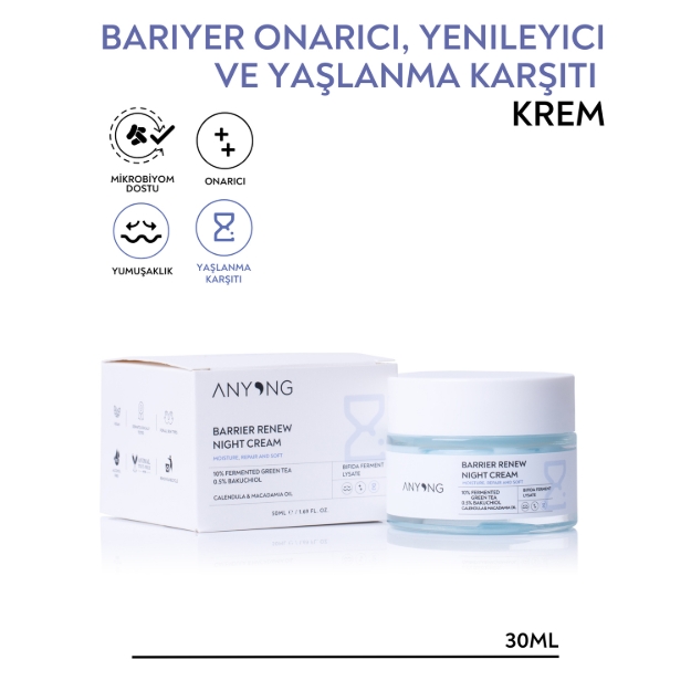 Picture of Anyong Bariyer Onarıcı Yenileyici ve Yaşlanma Karşıtı Krem 50 ml