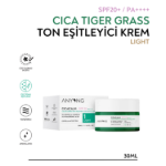 Picture of Anyong Cica Tiger Grass Ton Eşitleyici Ve Kızarıklık Karşıtı Krem Light 20 Spf Açık Cilt Tonları 30 ml