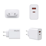 Picture of Nillkin NL-30W Çift Portlu Hızlı Şarj Cihazı (Type-C + USB-A) Beyaz