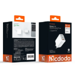 Picture of Mcdodo CH-0120 100W GaN Hızlı Şarj Cihazı 2x USB-C + USB-A Mini Adaptör (EU Plug) Beyaz