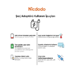 Picture of Mcdodo CP-6140 100W Universal Seyahat Adaptörü 3x USB-C + USB-A Type-C Kablolu Siyah