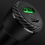 Picture of Mcdodo CC-5970 36W PD + QC 3.0 Araç Şarj Cihazı USB-C + USB-A Çift Port Siyah