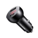 Picture of Mcdodo CC-6810 30W PD 3.0 Araç Şarj Cihazı USB-C + USB-A Çift Port Dijital Ekranlı Siyah