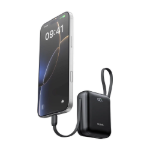 Picture of Mcdodo MC-8620 10000mAh 22.5W PD Hızlı Şarj Dahili USB-C & Lightning Kablolu Powerbank Siyah