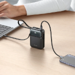 Picture of Mcdodo MC-9930 20000mAh 45W PD Hızlı Şarjlı Dahili Kablolu Dijital Göstergeli Powerbank Siyah