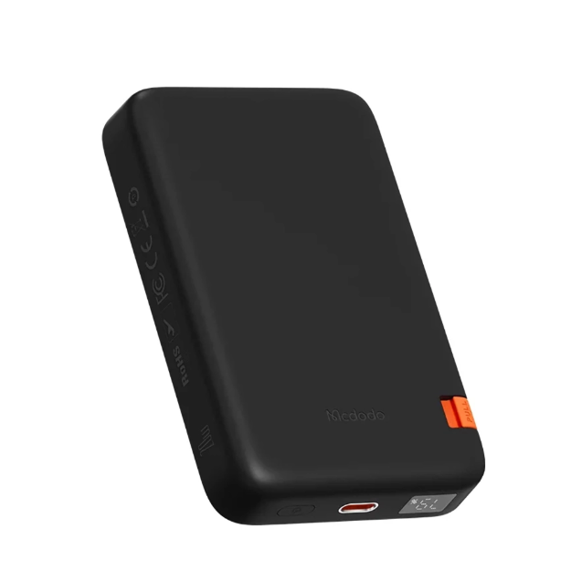 Picture of Mcdodo MC-5101 10000mAh 15W Manyetik Kablosuz Şarjlı Standlı Powerbank Siyah