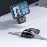 Picture of Mcdodo MC-1461 10000mAh 2si 1 Arada Manyetik Kablosuz Powerbank Apple Watch Uyumlu Siyah
