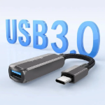 Picture of Mcdodo CA-2830 2si 1 Arada USB-C to USB-C + USB-A 3.0 OTG Adaptör 60W PD 5Gbps Gri