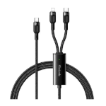 Picture of Mcdodo CA-8780 2si 1 Arada USB-C to USB-C & Lightning 100W Hızlı Şarj ve Veri Kablosu Siyah
