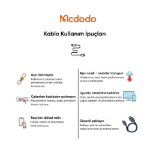 Picture of Mcdodo CA-6780 2si 1 Arada USB-C to Çift USB-C 100W PD Hızlı Şarj ve Veri Kablosu 1.5M Siyah