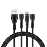 Picture of Mcdodo CA-6960 3ü 1 Arada USB-A to Lightning + Micro USB + USB-C 3A Şarj ve Veri Kablosu 1.2M
