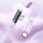 Picture of Mcdodo CA-3451 USB-C to USB-C 65W L Tip Hızlı Şarj Kablosu Mor 1.2M
