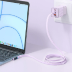 Picture of Mcdodo CA-3451 USB-C to USB-C 65W L Tip Hızlı Şarj Kablosu Mor 1.2M
