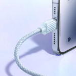 Picture of Mcdodo CA-3661 Crystal Serisi USB-C to Lightning 36W PD Hızlı Şarj ve Veri Aktarım Örgü Kablo Mavi 1.2M