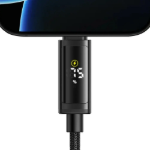 Picture of Mcdodo CA-8000 USB-C to USB-C 100W PD Hızlı Şarj ve Veri Kablosu Çift LED Ekranlı 1.2 Metre Siyah