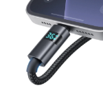 Picture of Mcdodo CA-6570 USB-C to Lightning 36W PD Hızlı Şarj ve Veri Kablosu Yatay LED Ekranlı 1.2 Metre Siyah