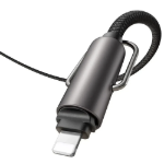 Picture of Mcdodo CA-6820 USB-C to Lightning 36W PD Hızlı Şarj Özellikli Boyun Askılı Telefon Askısı Kablosu 1.2 Metre Siyah
