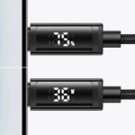 Picture of Mcdodo CA-7990 USB-C to Lightning 36W PD Hızlı Şarj Çift LED Ekranlı Şarj ve Veri Kablosu 1.2 Metre Siyah