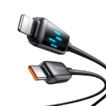 Picture of Mcdodo CA-2630 USB-C to Lightning 36W PD Hızlı Şarj Dijital LED Ekranlı Şarj ve Veri Kablosu 1.2 Metre Siyah
