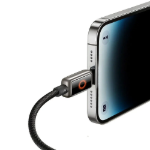 Picture of Mcdodo CA-6670 USB-C to Lightning 36W PD Hızlı Şarj ve Veri Aktarım Kablosu Nefes Alan LED Göstergeli 1.2 Metre Siyah