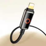 Picture of Mcdodo CA-6670 USB-C to Lightning 36W PD Hızlı Şarj ve Veri Aktarım Kablosu Nefes Alan LED Göstergeli 1.2 Metre Siyah