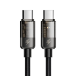 Picture of Mcdodo CA-2840 100W Type-C to Type-C Power Off LED Işıklı Hızlı Şarj ve Data Kablosu 1.2m Siyah