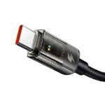 Picture of Mcdodo CA-2840 100W Type-C to Type-C Power Off LED Işıklı Hızlı Şarj ve Data Kablosu 1.2m Siyah