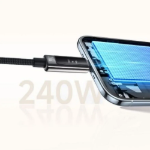 Picture of Mcdodo CA-8900 240W Type-C to Type-C OLED Ekranlı PD Hızlı Şarj ve Data Kablosu 1.2m