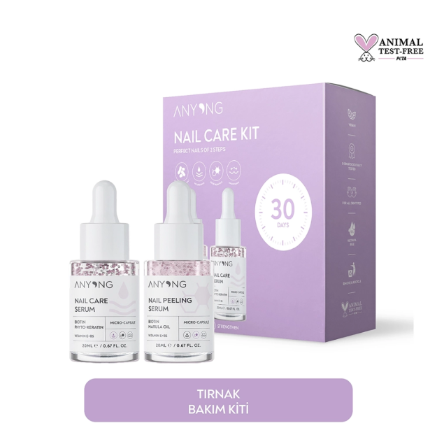 Picture of Anyong Tırnak Bakım Seti 2li Nemlendirici Tırnak Bakım Serumu ve Tırnak Peeling Serumu 20 ml + 20 ml