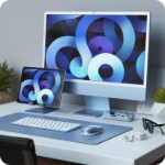 Picture of Satechi M1 Bluetooth Kablosuz Mouse Mavi ST-ABTCMB